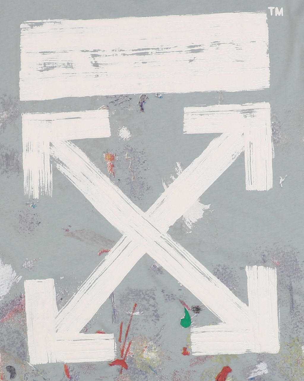 Raised arrow paint-splatter short sleeve