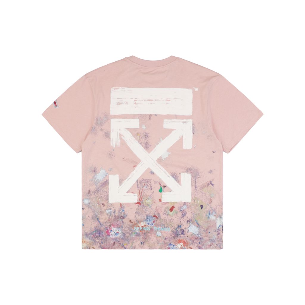 Off-White firework splatter arrow T-shirt