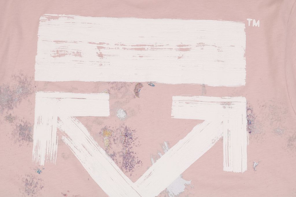 Raised arrow paint-splatter short sleeve