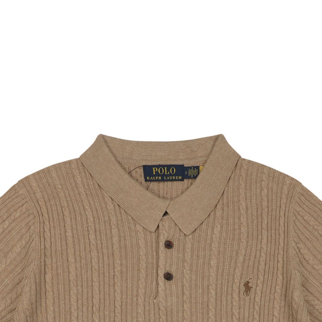 N2 pony long-staple cotton polo shirt