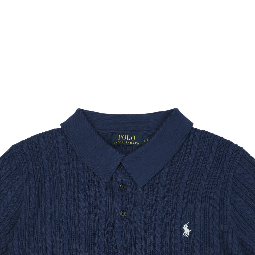 N2 pony long-staple cotton polo shirt