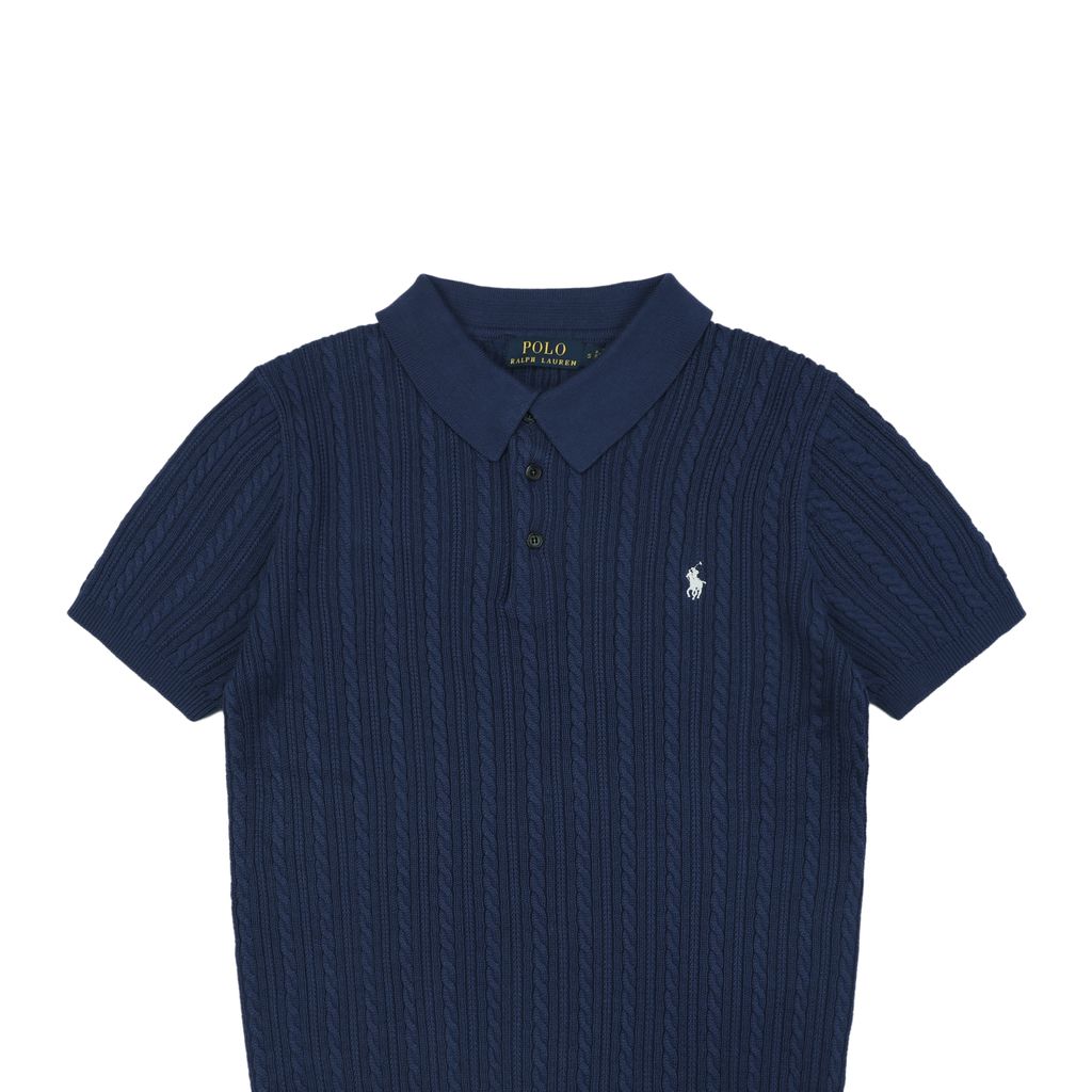N2 pony long-staple cotton polo shirt