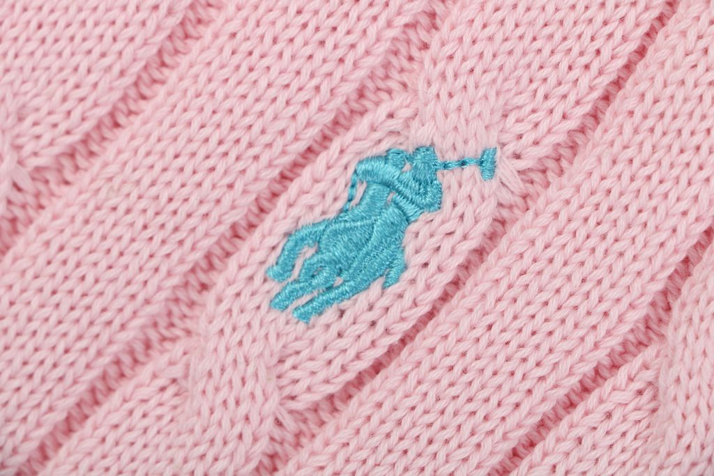 Pony logo short sleeve knitted top