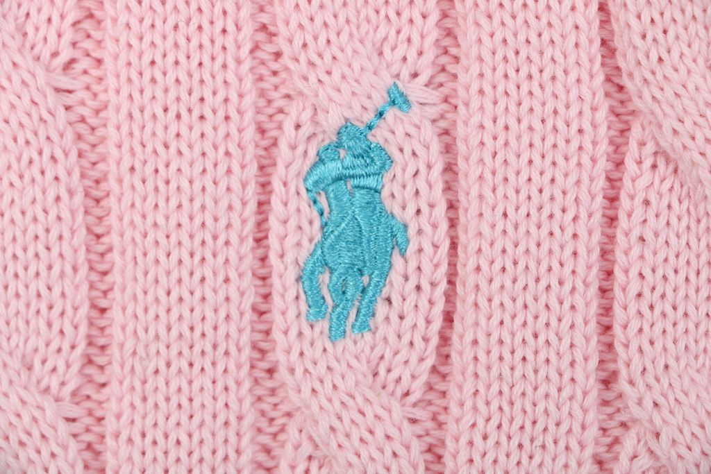 Pony logo short sleeve knitted top