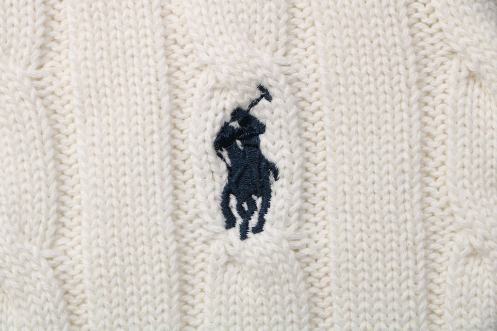 Pony logo short sleeve knitted top