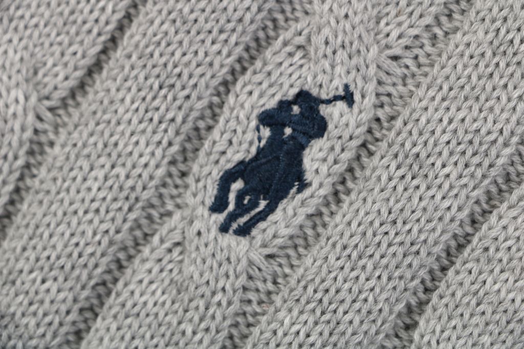 Pony logo short sleeve knitted top