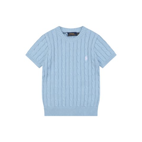 Ralph Lauren light blue cable-knit sweater