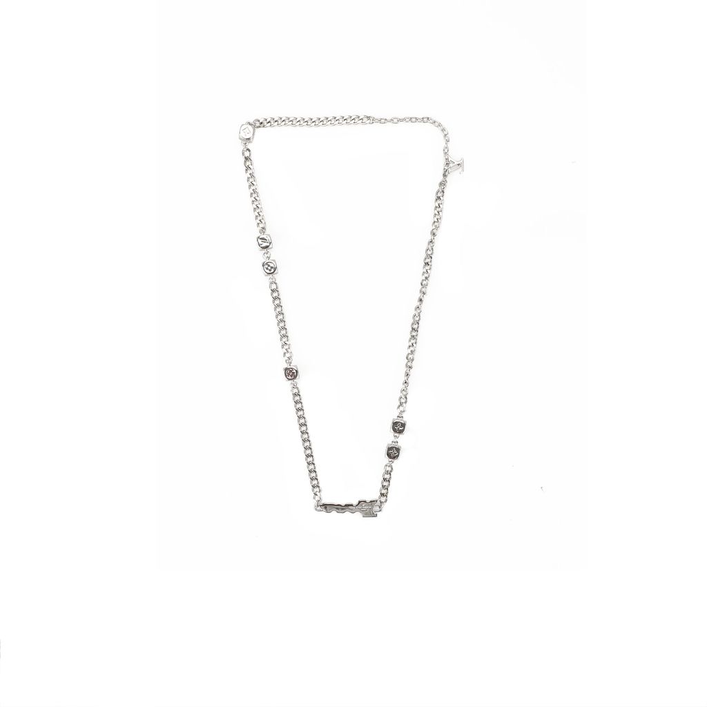 Unisex 64cm signature letter necklace