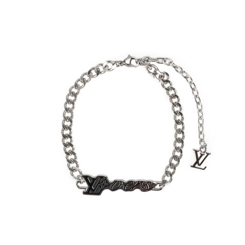 Louis Vuitton monogram letter chain bracelet