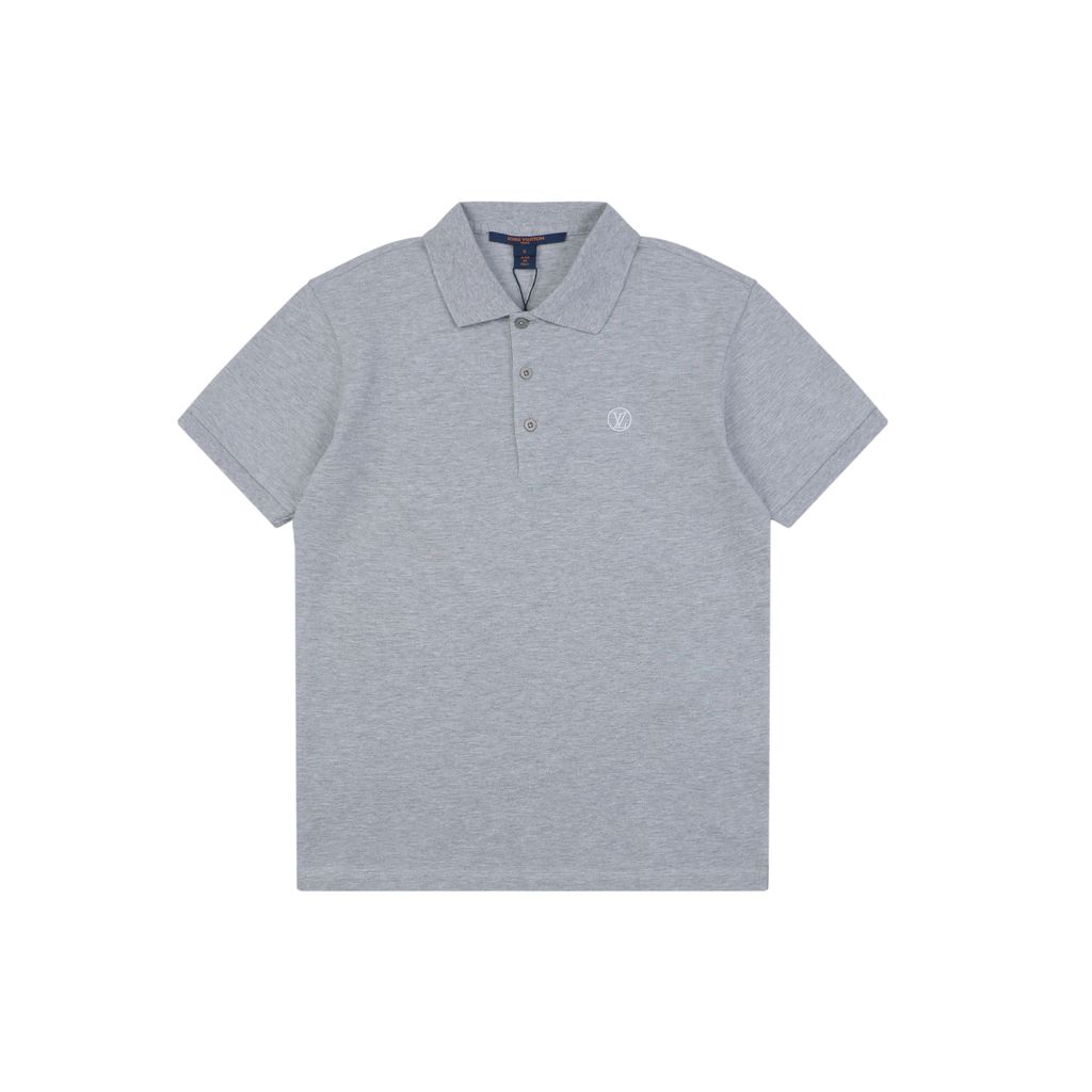 Louis Vuitton round monogram embroidered polo
