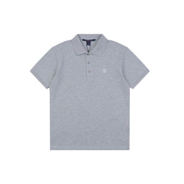 Louis Vuitton round monogram embroidered polo