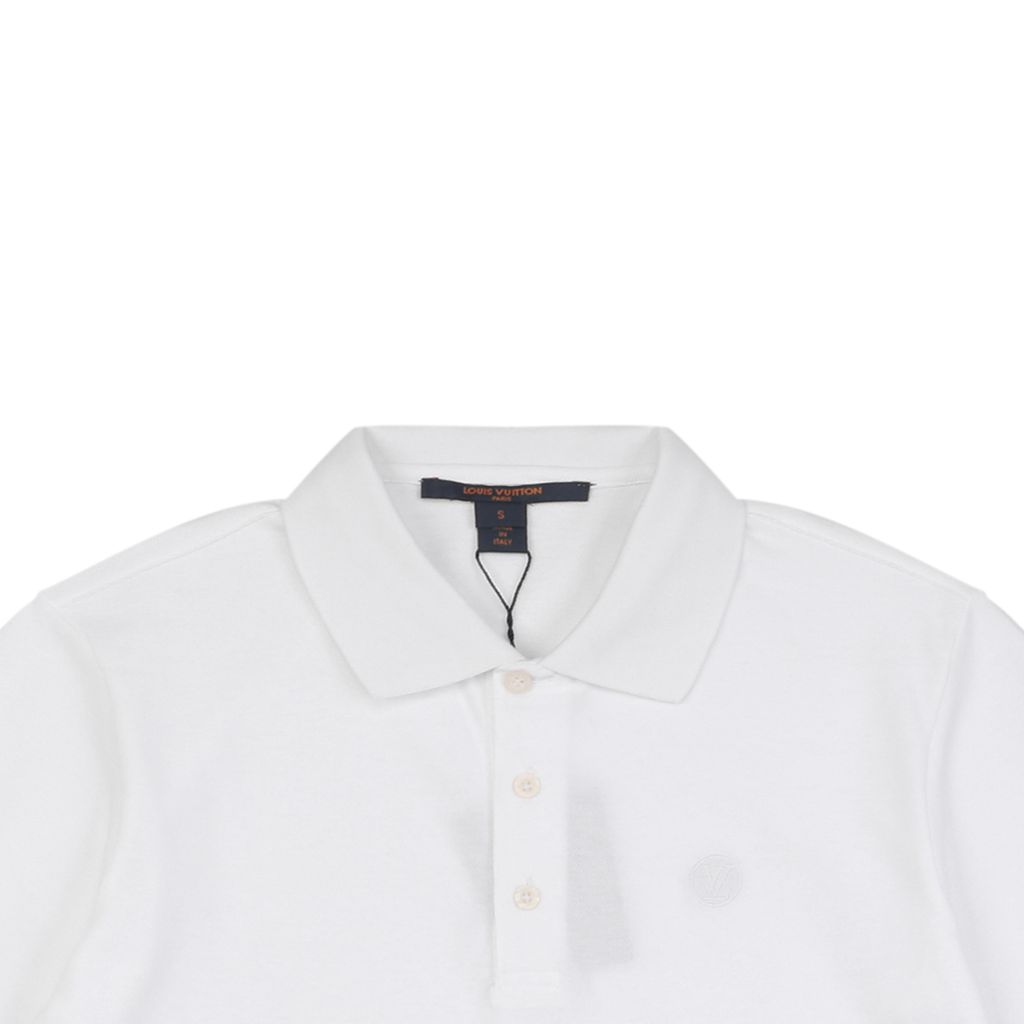 Cotton piqué short sleeve polo shirt
