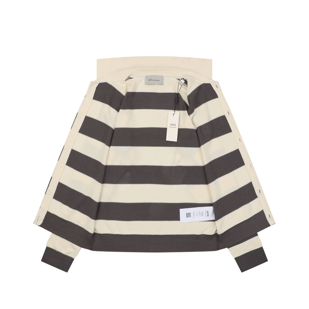 Playful heart oversized polo cardigan