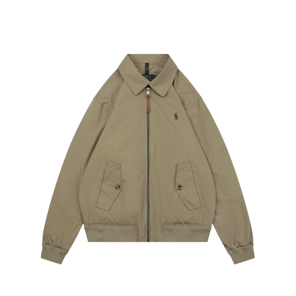 Ralph Lauren khaki pony embroidered jacket