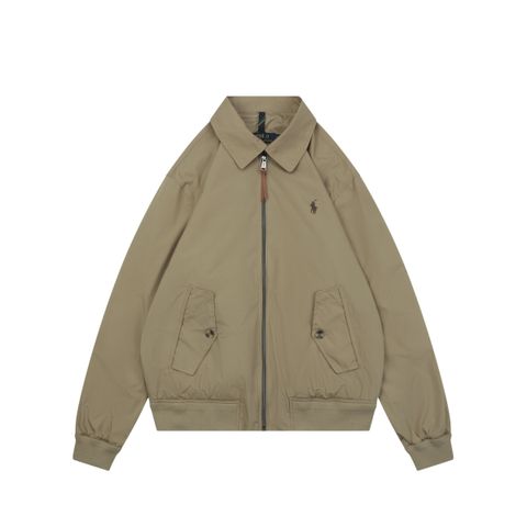 Ralph Lauren khaki pony embroidered jacket