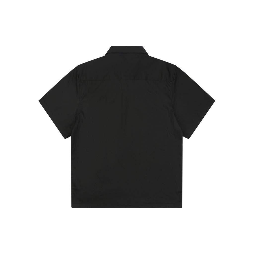 Louis Vuitton vertical stripe openwork shirt