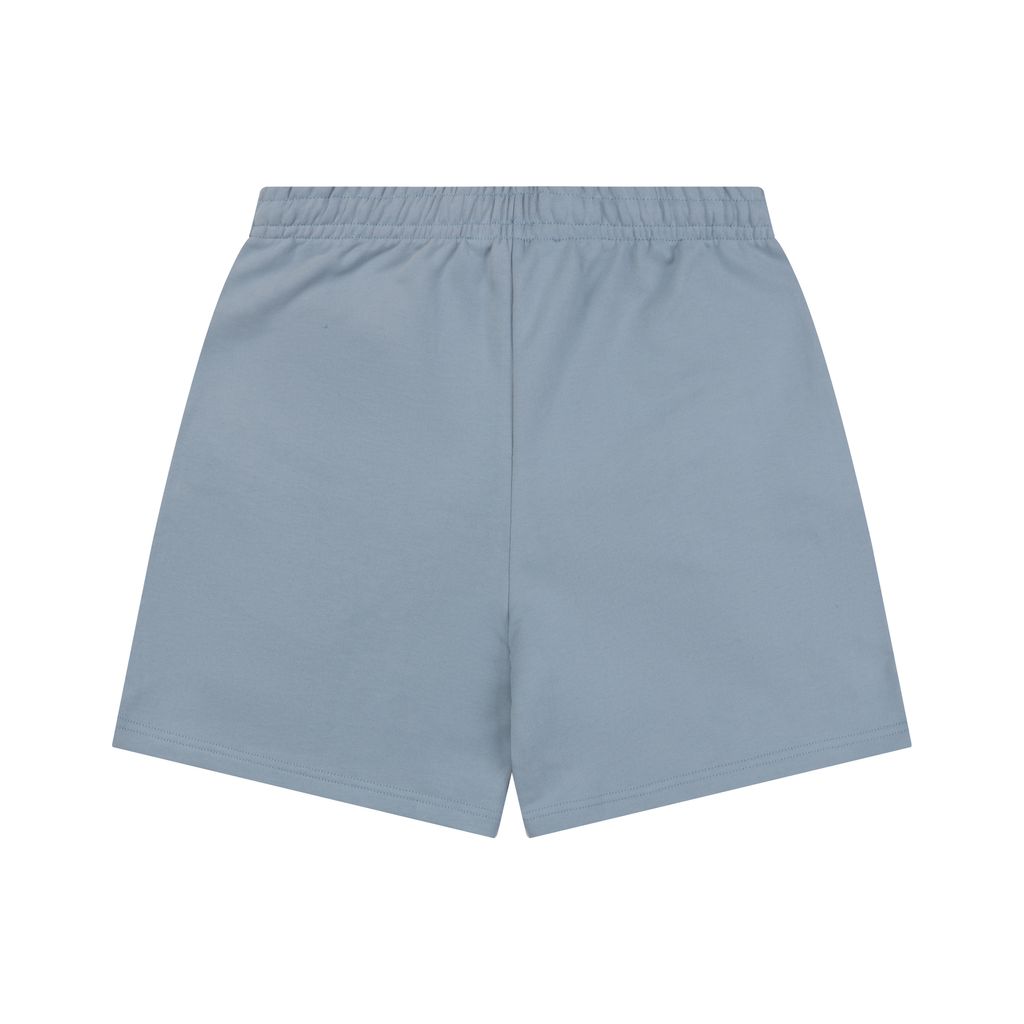 Acne Studios blue embroidered cotton shorts
