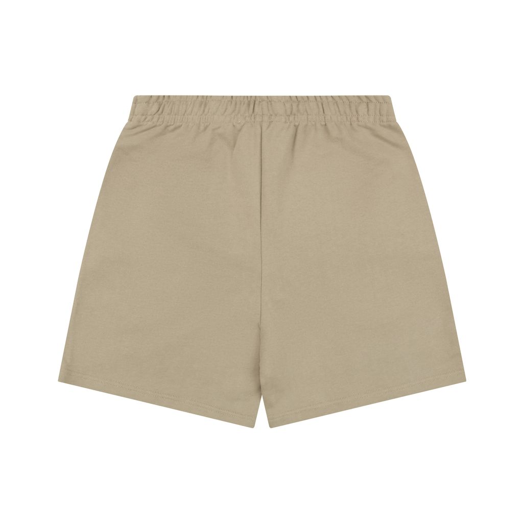 Acne Studios khaki embroidered cotton shorts