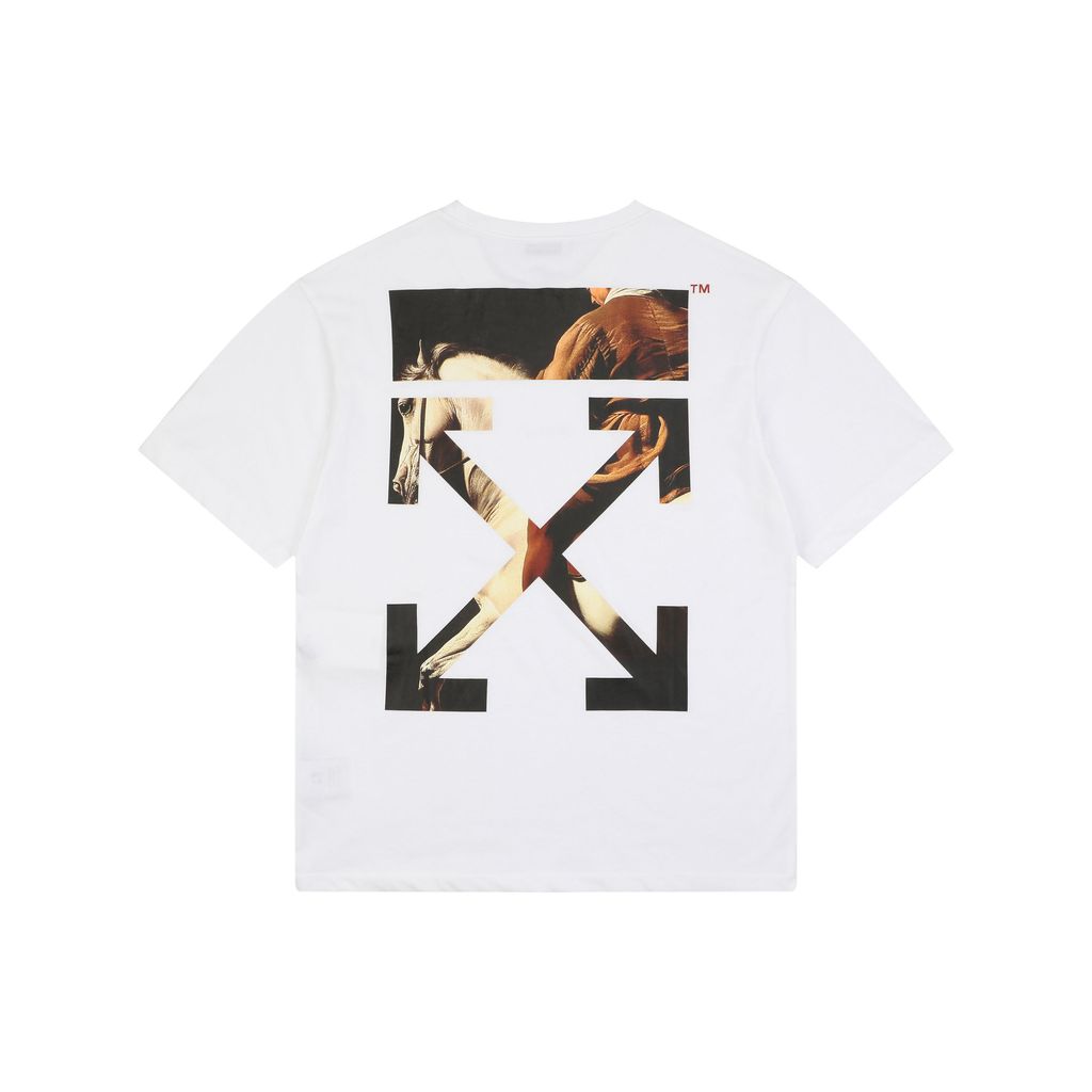 Off-White equestrian arrow graphic T-shirt