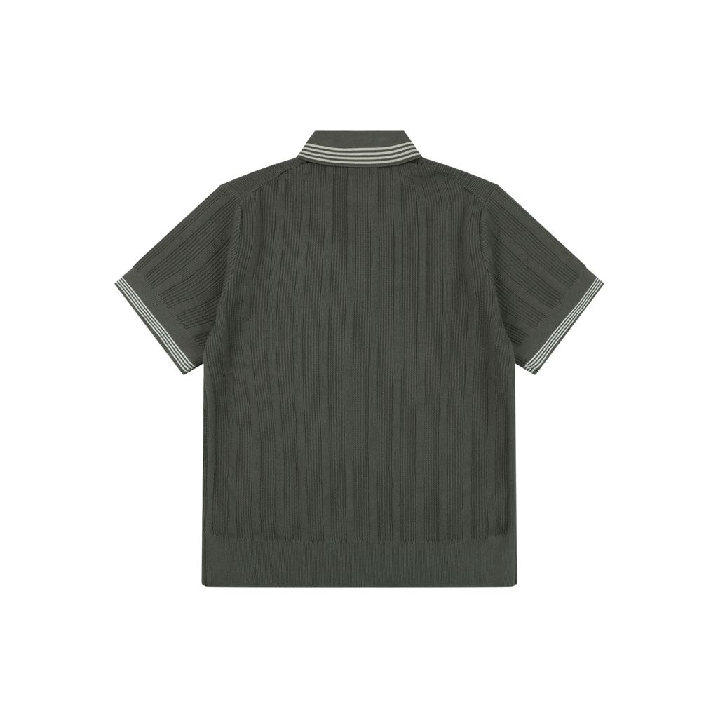 Brunello Cucinelli contrast stripe collar Polo