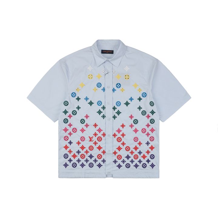 Louis Vuitton Monogram floral embroidered shirt