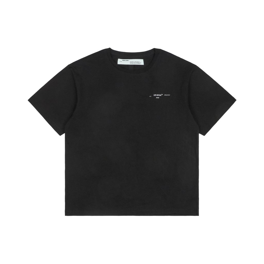 Off-White black watercolour arrow T-shirt