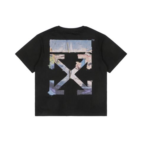Off-White black watercolour arrow T-shirt