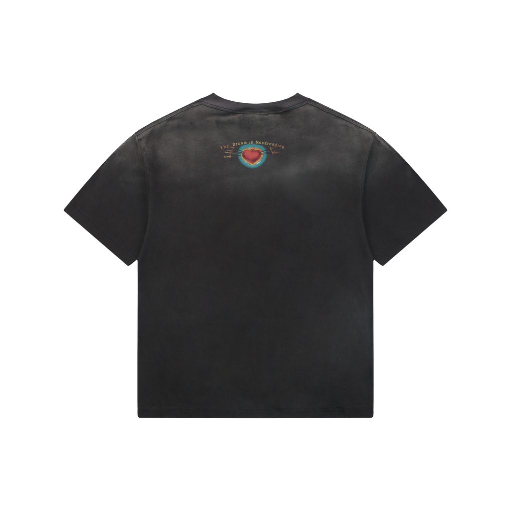 Saint Michael sword through heart T-shirt