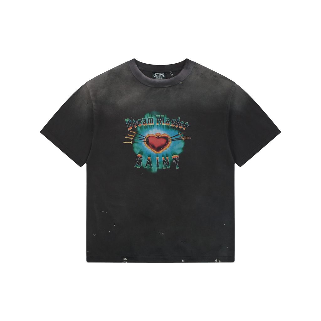 Saint Michael sword through heart T-shirt