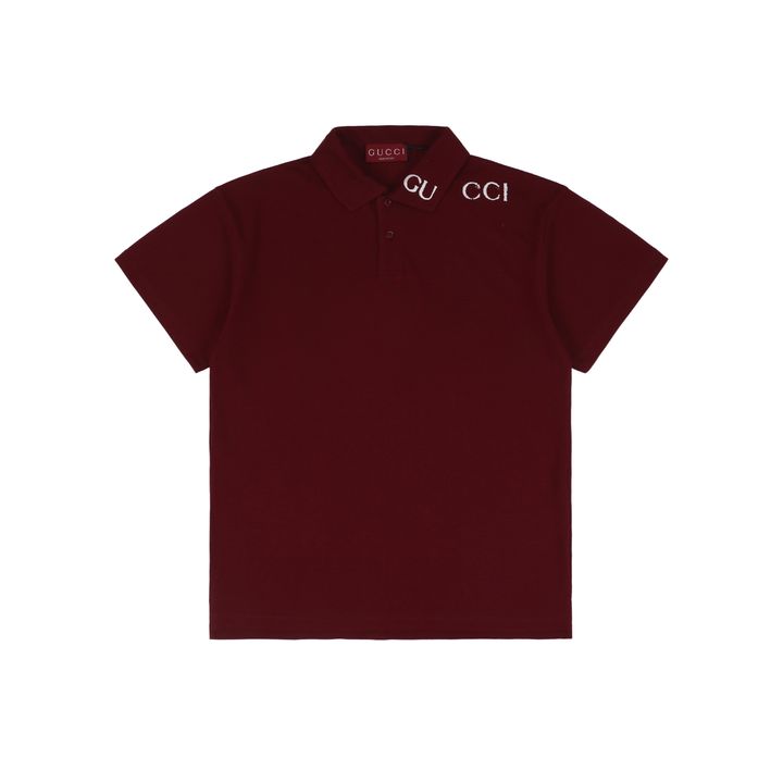 Gucci G letter collar Polo shirt