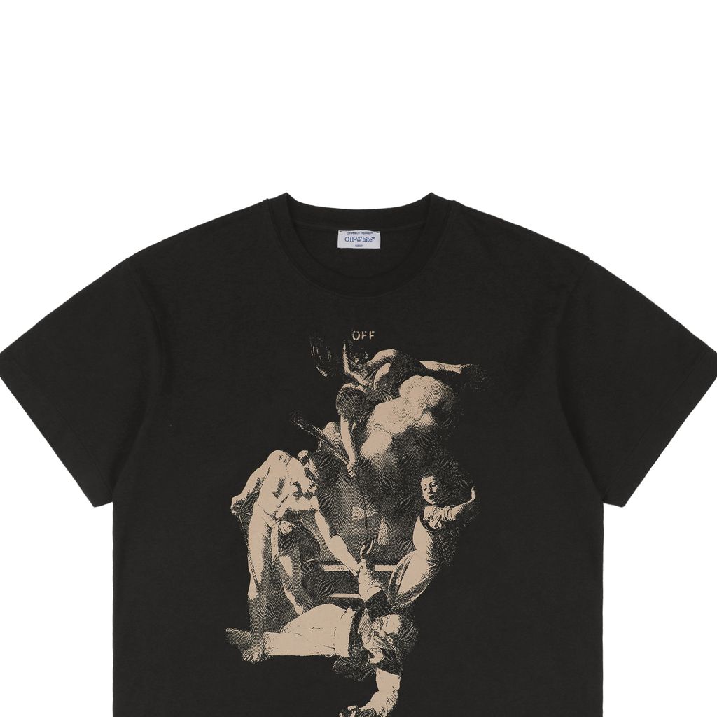 280g vintage washed art print tee