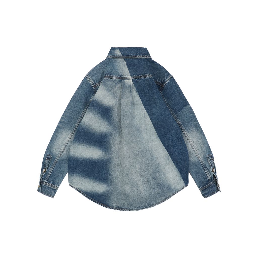 Louis Vuitton sun-faded denim jacket