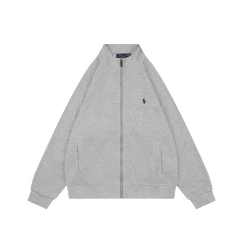Ralph Lauren Pony ribbed high collar jacket