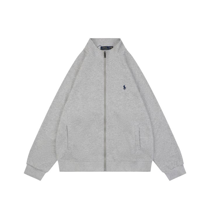 Ralph Lauren Pony ribbed high collar jacket