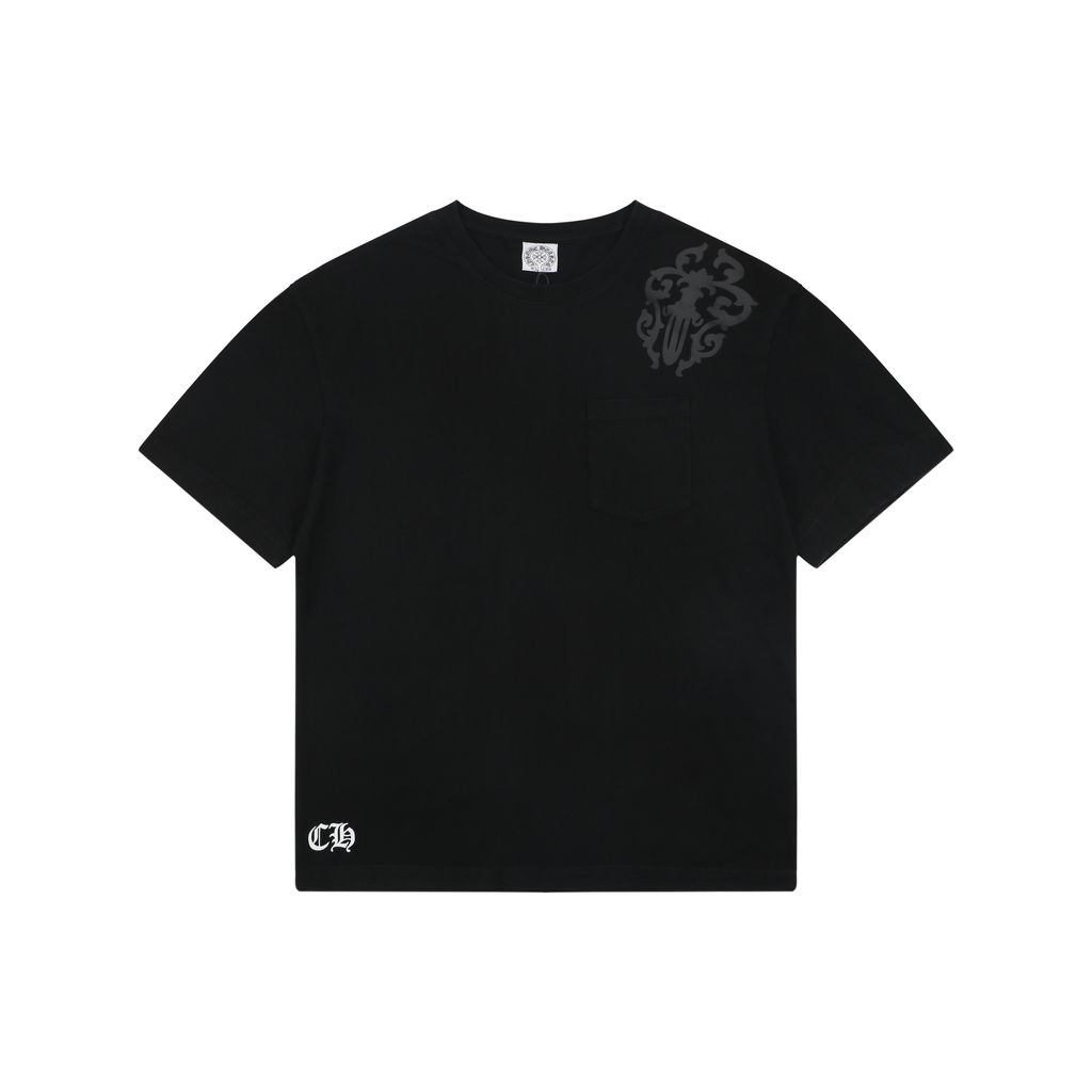 chrome-hearts-shadow-cross-floral-arrow-printed-t-shirt
