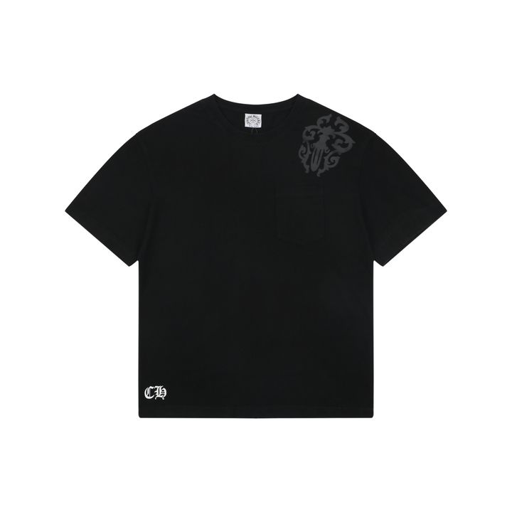 chrome-hearts-shadow-cross-floral-arrow-printed-t-shirt