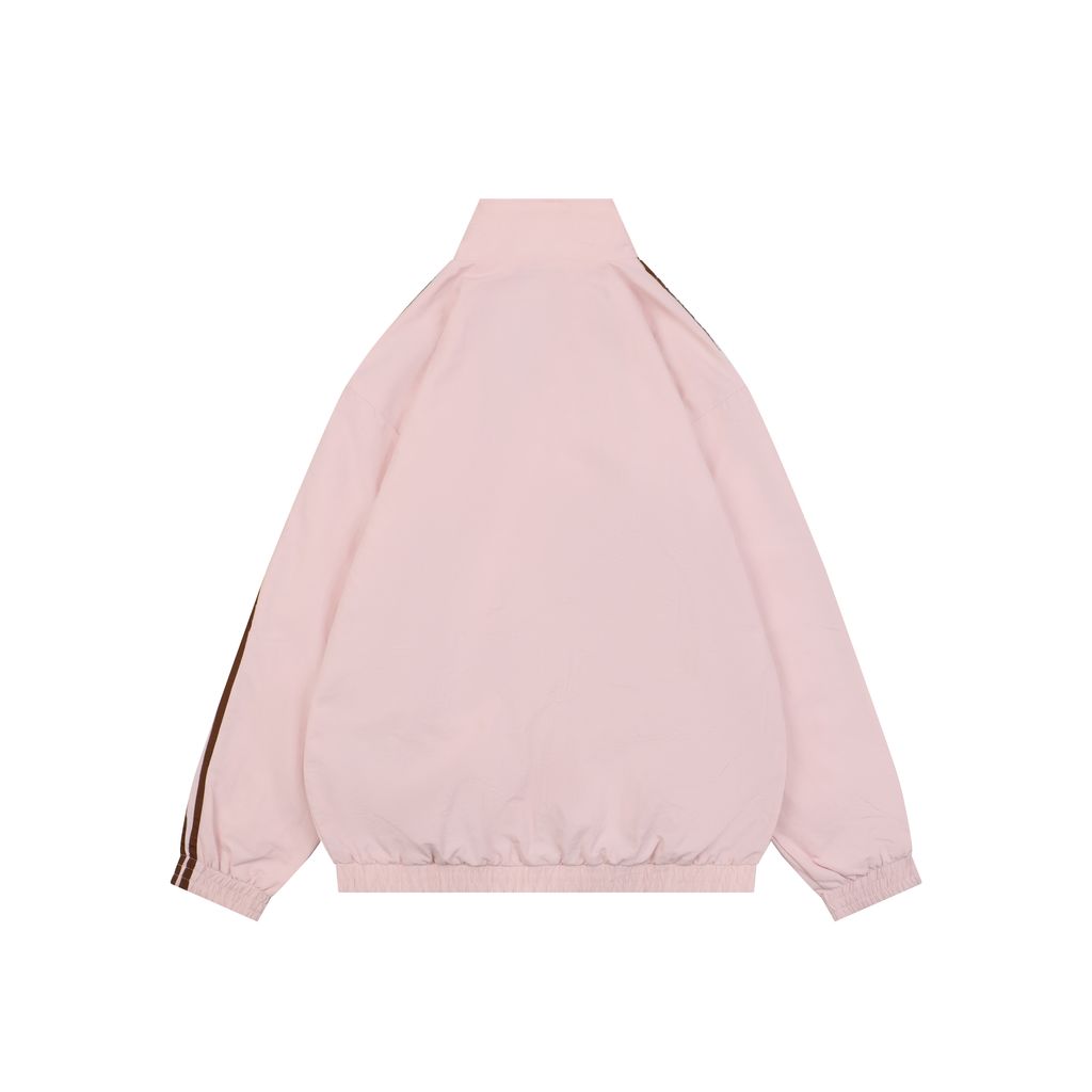 Adidas Trefoil Pink High-Neck Track Jacket