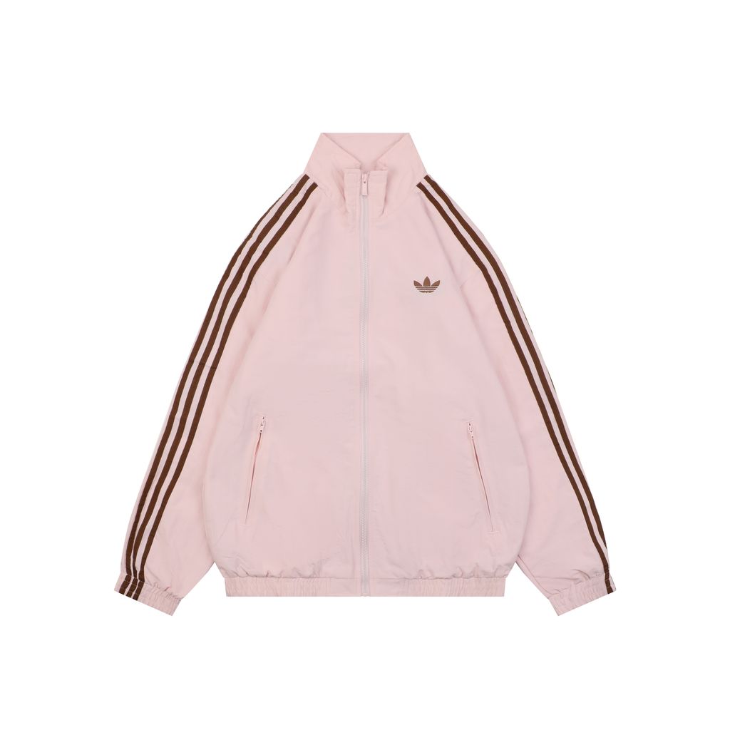 Adidas Trefoil Pink High-Neck Track Jacket