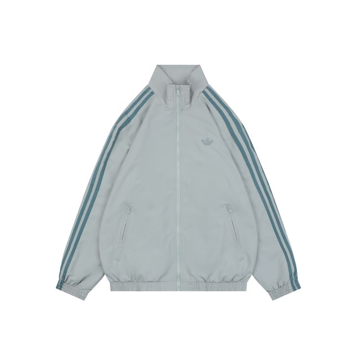 Adidas Trefoil Green High-Neck Track Jacket
