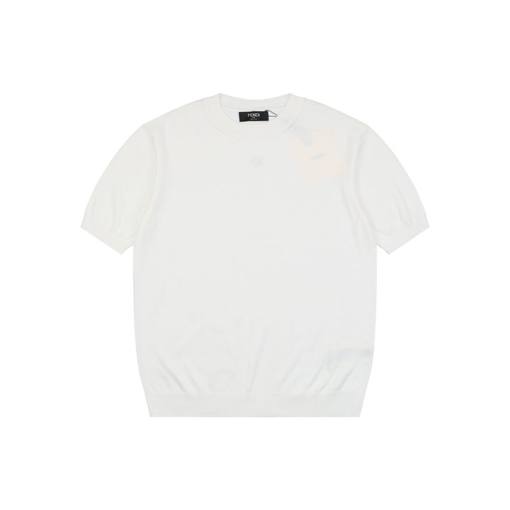Fendi FF Jacquard Cotton T-Shirt