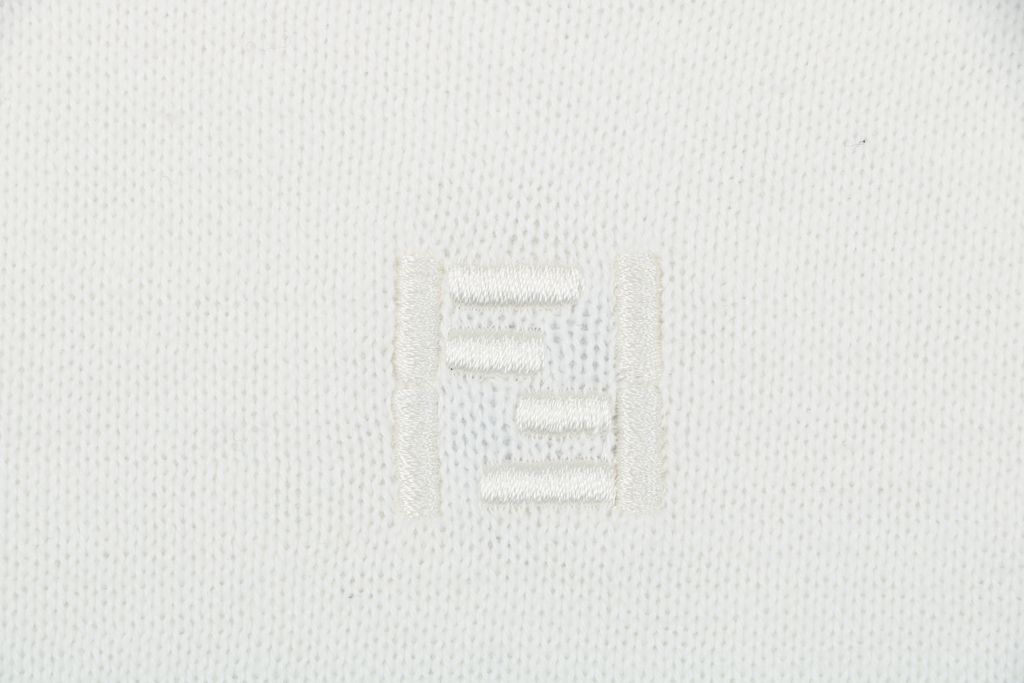 Fendi Embroidered Jacquard T-Shirt