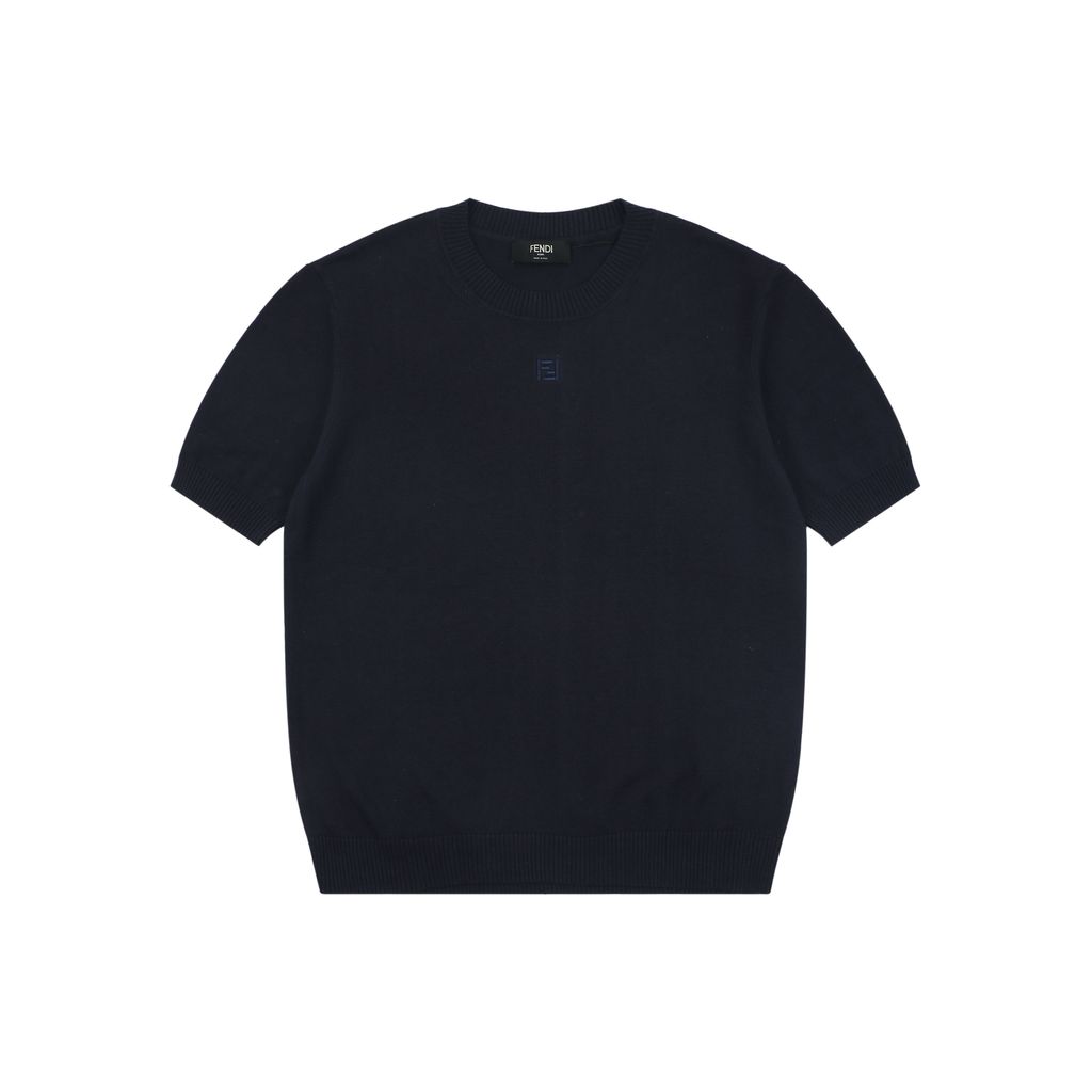 Fendi FF Jacquard Cotton T-Shirt