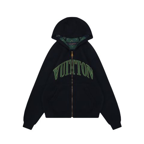 Louis Vuitton Blue Green Reversible Monogram Jacket