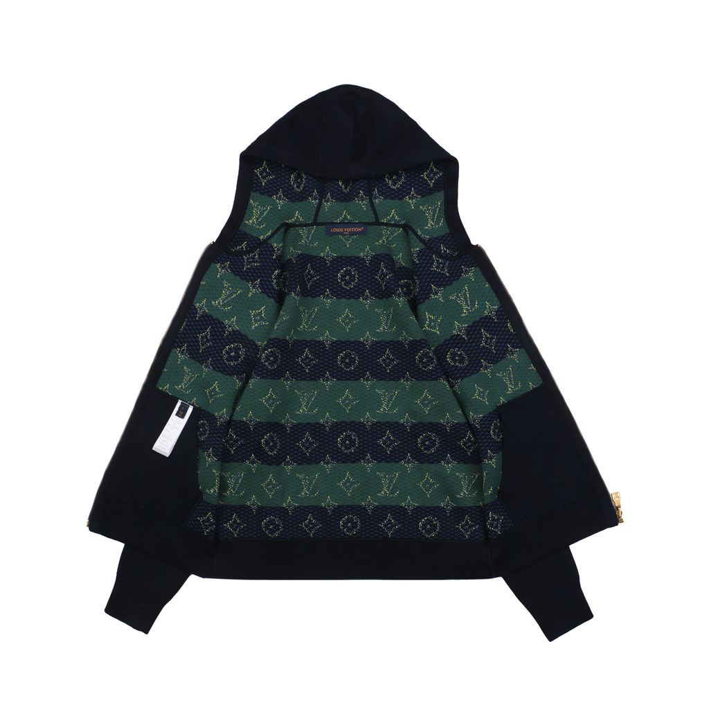 Louis Vuitton Wool Cotton Double-Knit Hoodie