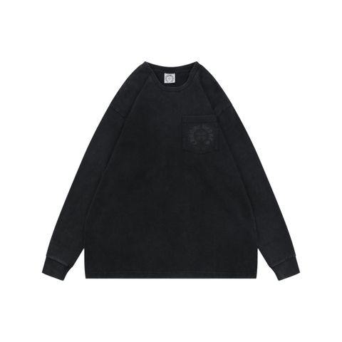 Chrome Hearts Shadow Cross Washed Long Sleeve