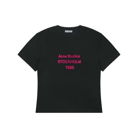 Acne Studios 1996 Pink Flocked T-Shirt