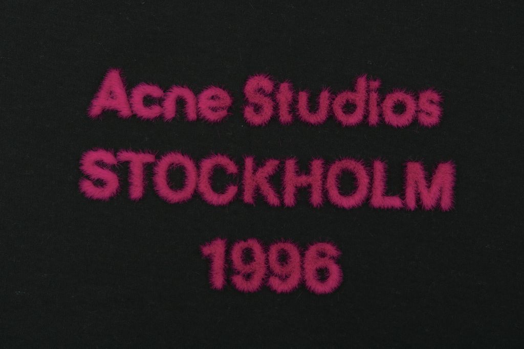 Acne Studios Pink Letter Graphic Tee
