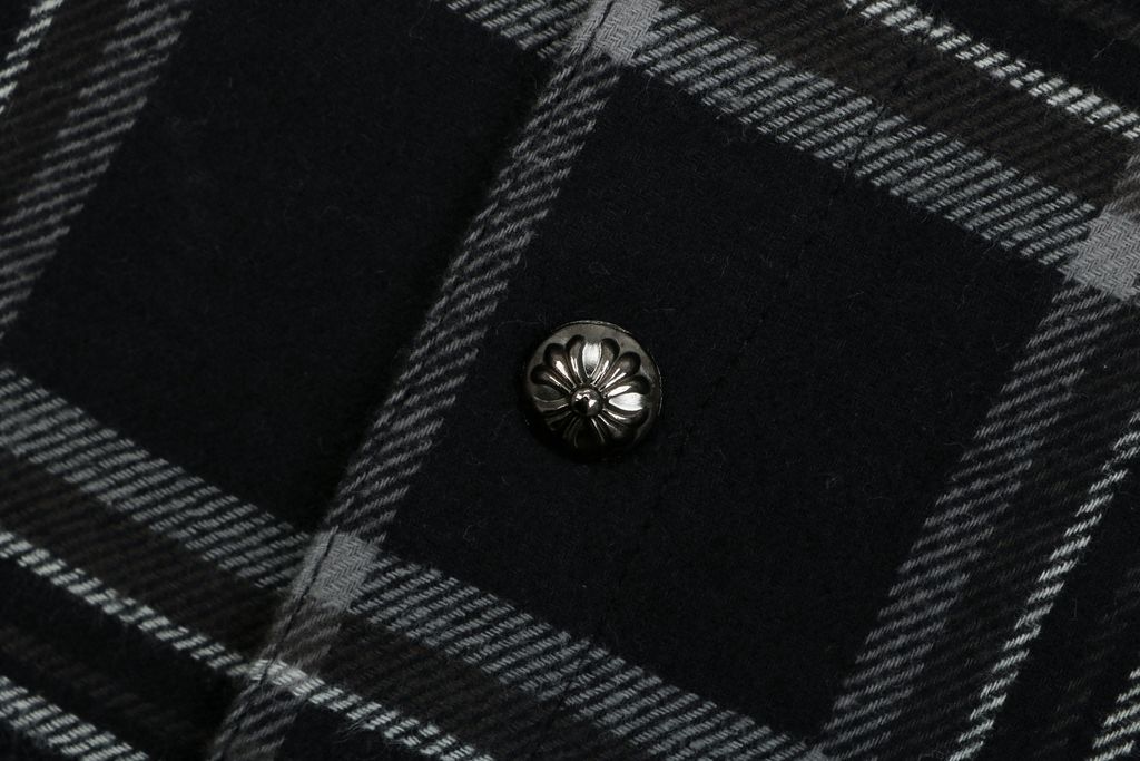 Chrome Hearts Double Pocket Flannel Shirt