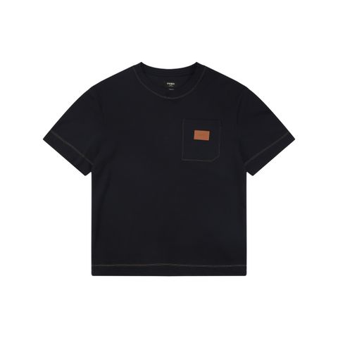 Fendi Pocket Leather Patch T-Shirt