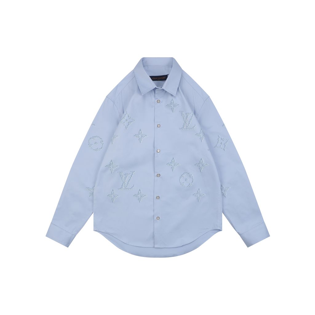 Louis Vuitton Pixel Monogram Long Sleeve Shirt